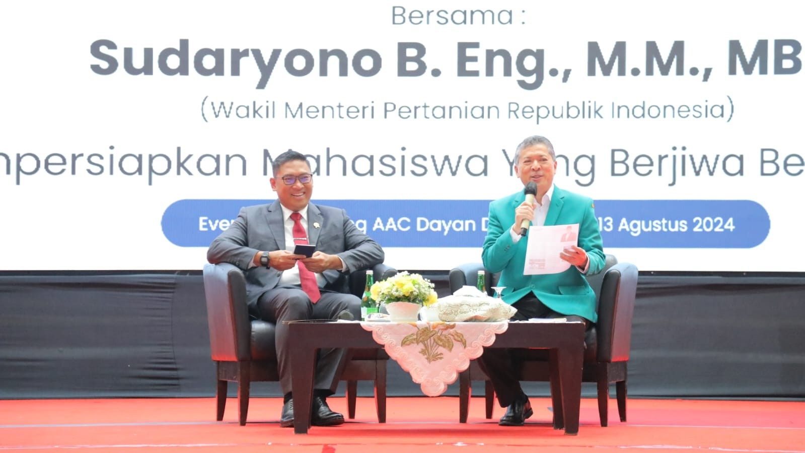 Wamentan dan rektor Universitas Syah Kuala