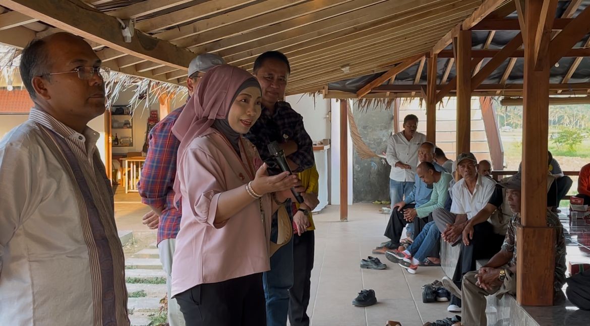 Sosialisasi dan arahan Kepala Badan PPSDMP kepada kelompok tani di 4 Kecamatan Kabupan Pandeglang