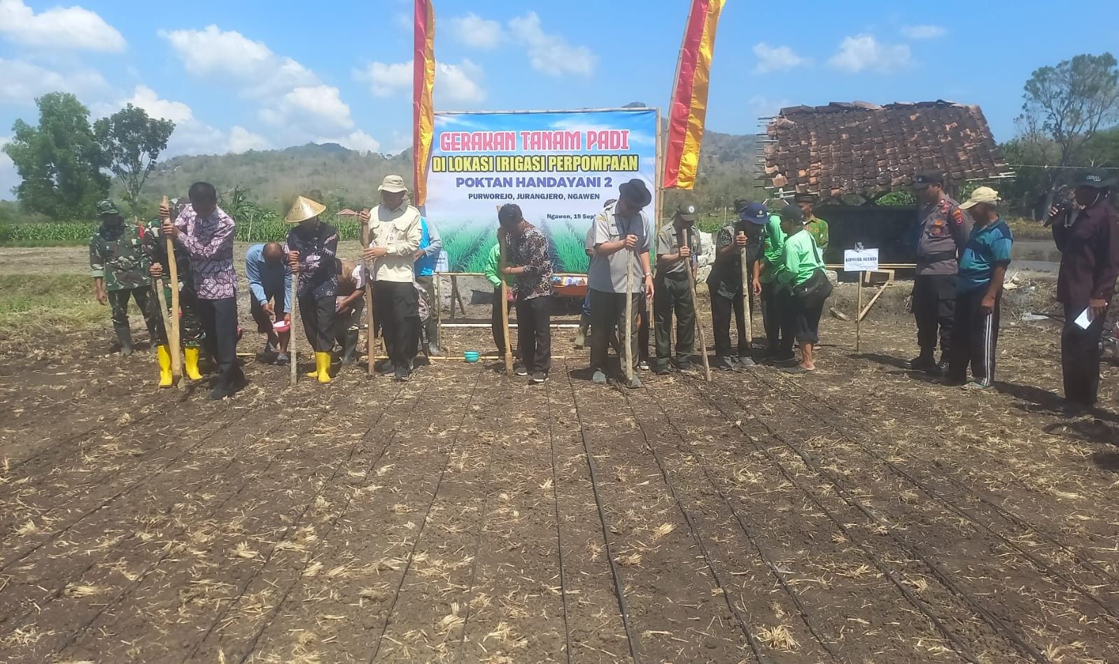 Gerakan Tanam Padi Gunung Kidul